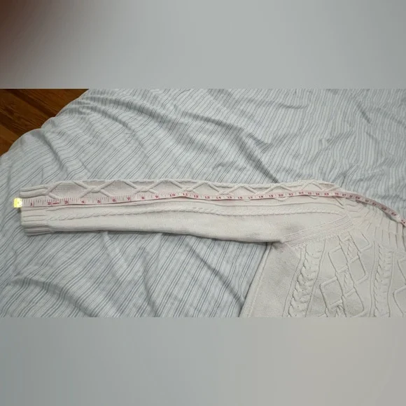 Cable Knit Sweater - Vintage GAP - White knit - Picture 5 of 8